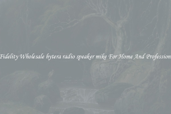 High Fidelity Wholesale hytera radio speaker mike For Home And Professional Use