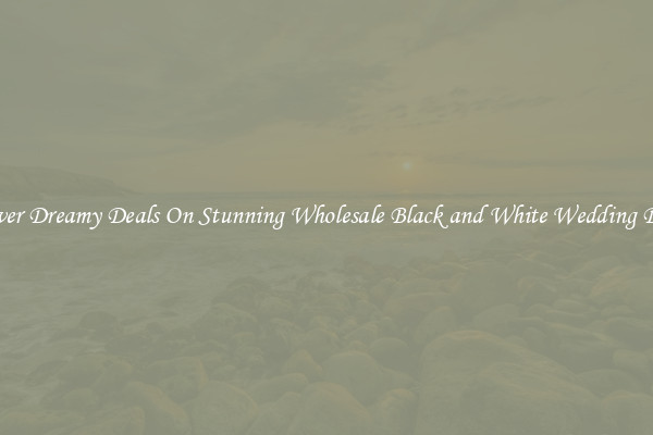 Discover Dreamy Deals On Stunning Wholesale Black and White Wedding Dresses