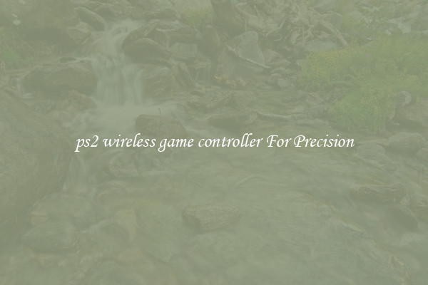ps2 wireless game controller For Precision