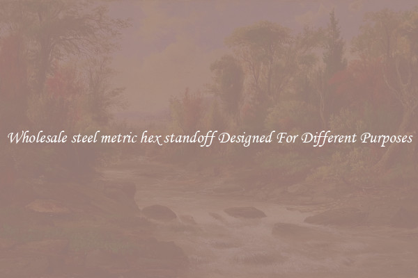 Wholesale steel metric hex standoff Designed For Different Purposes
